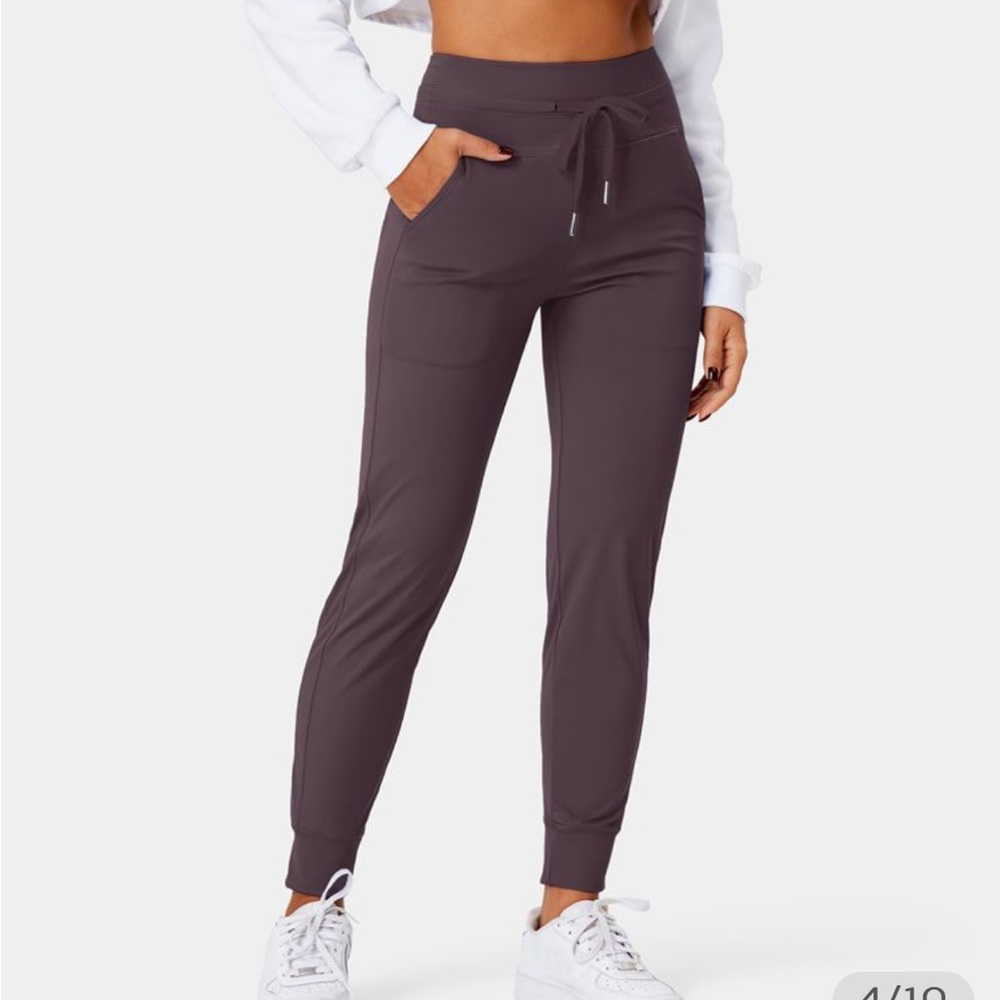 Halara CloudAir High Waisted Drawstring Side Pocket Full Length Joggers